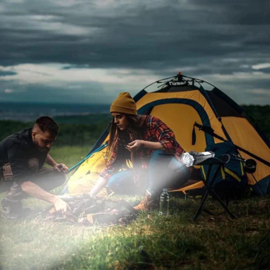 Portable Rechargeable Torch with Powerbank - Image 11